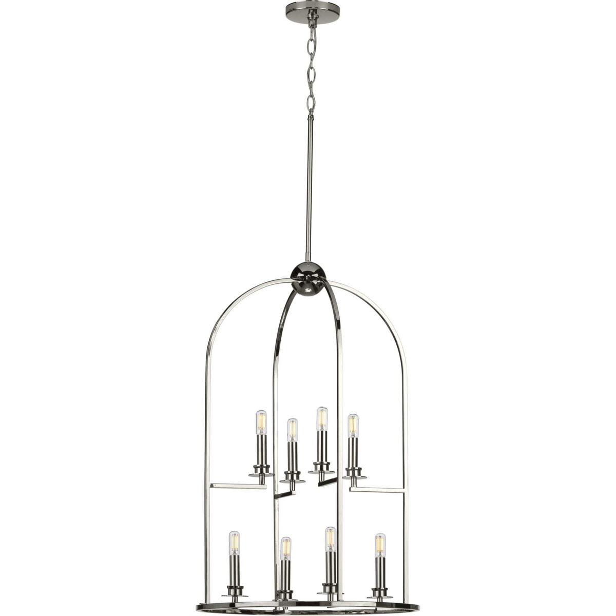 Seneca 8 Light 19.63 inch Polished Nickel Foyer Pendant Ceiling Light