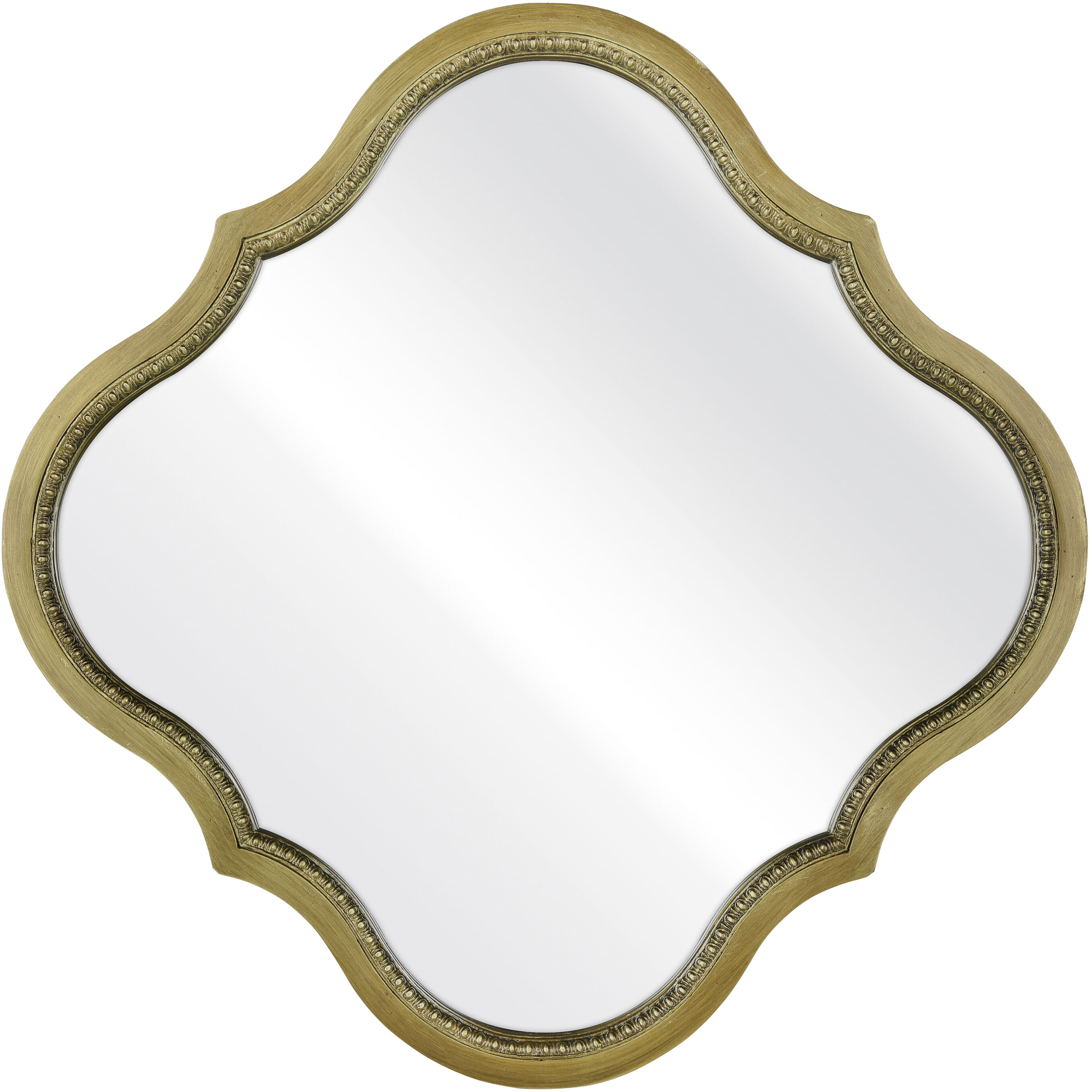 Calgary 23.5 X 23.5 inch Brass with Mirror Wall Mirror
