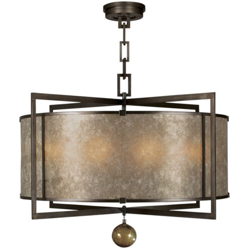 Singapore Moderne 8 Light 40 inch Bronze Pendant Ceiling Light