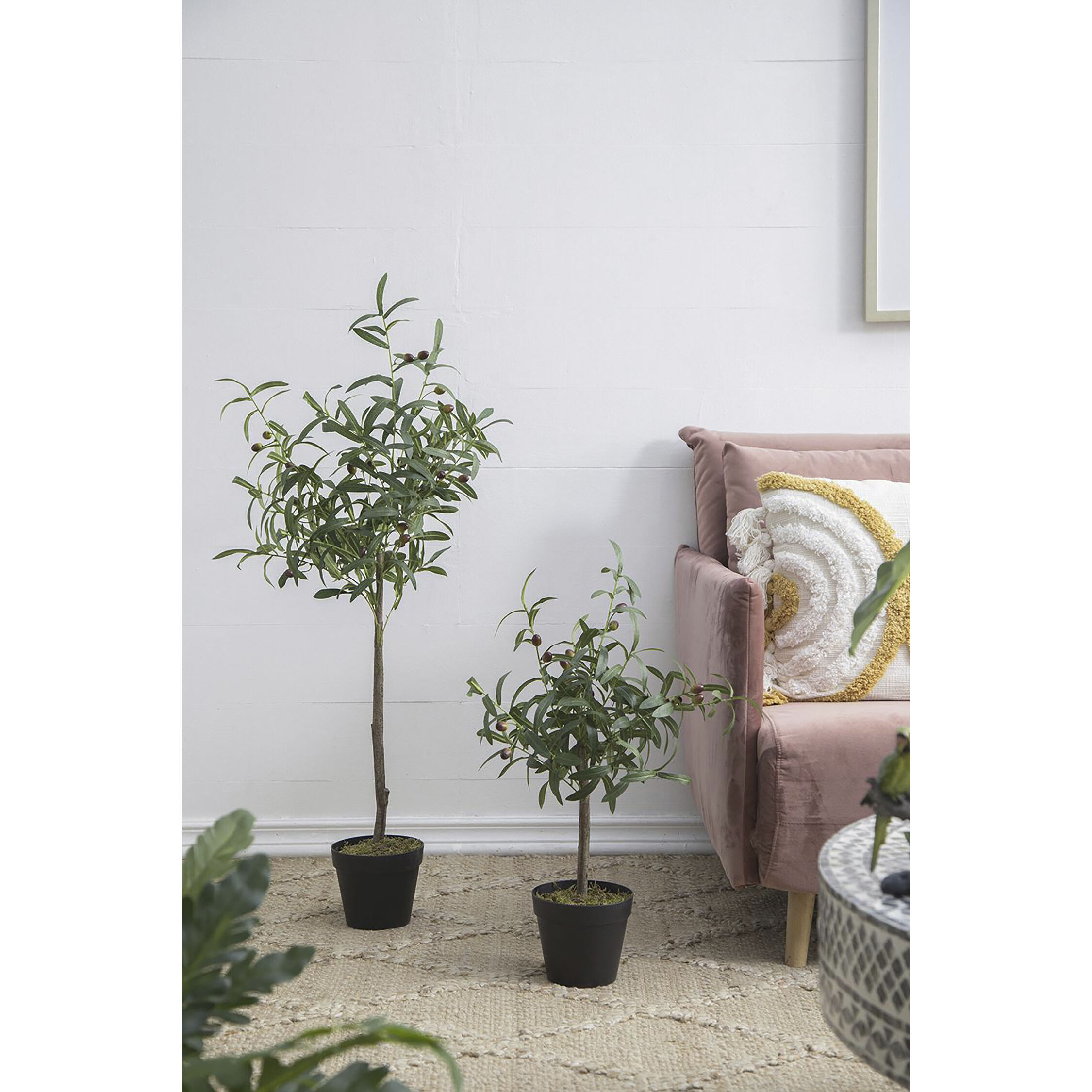 Olive Tree Green Faux Plant