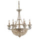 Benedetta 10 Light 26 inch Dark Bronze Chandelier Ceiling Light