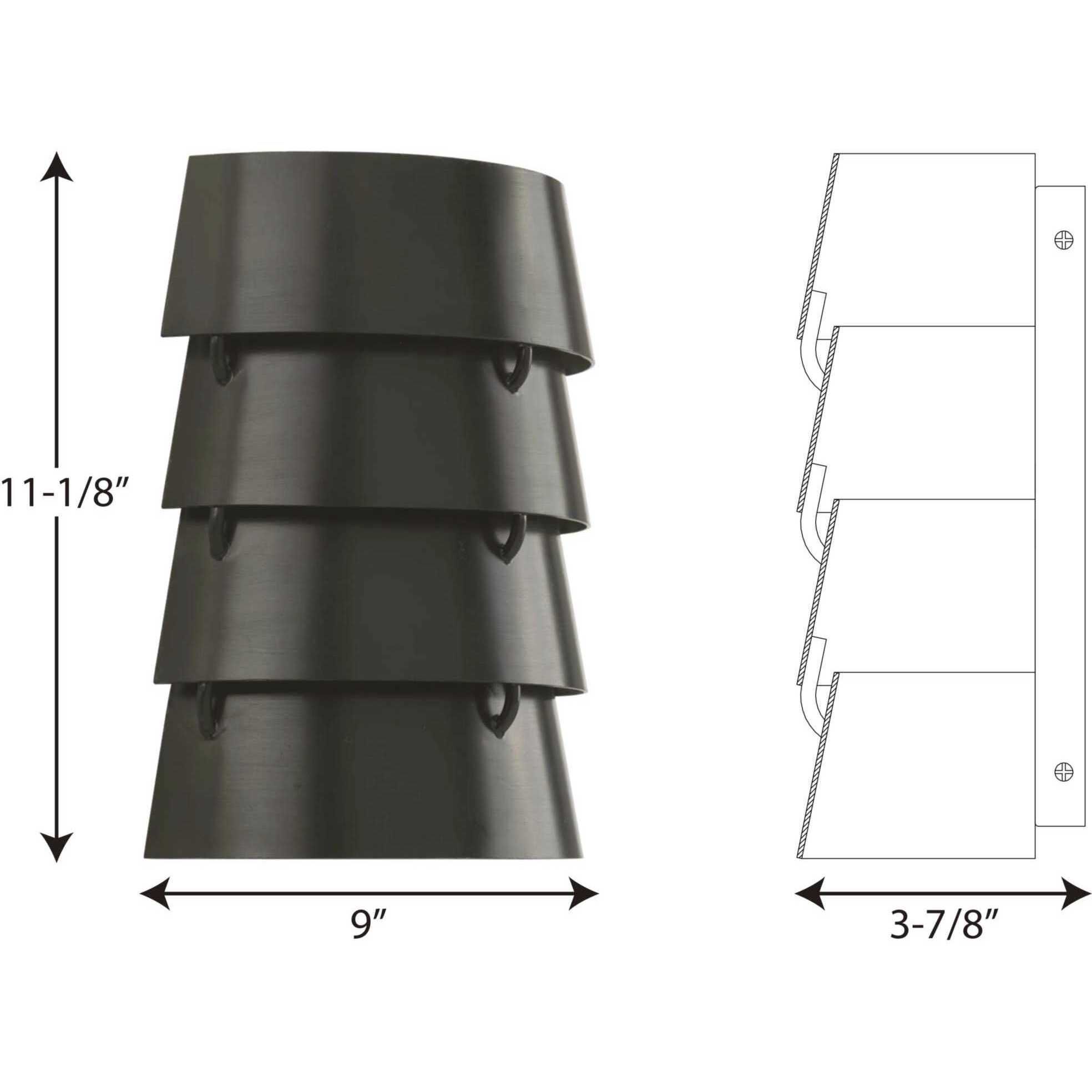 Point Dume™ Surfrider Wall Sconce Wall Light in Antique Bronze, Design Series