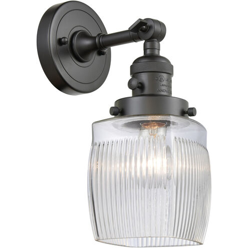 Franklin Restoration Colton LED 6 inch Oil Rubbed Bronze Sconce Wall Light, Franklin Restoration