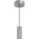 Beverly LED 5.91 inch Satin Nickel Outdoor Pendant