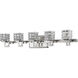 Coralie 5 Light 30 inch Polished Nickel Vanity Light Wall Light
