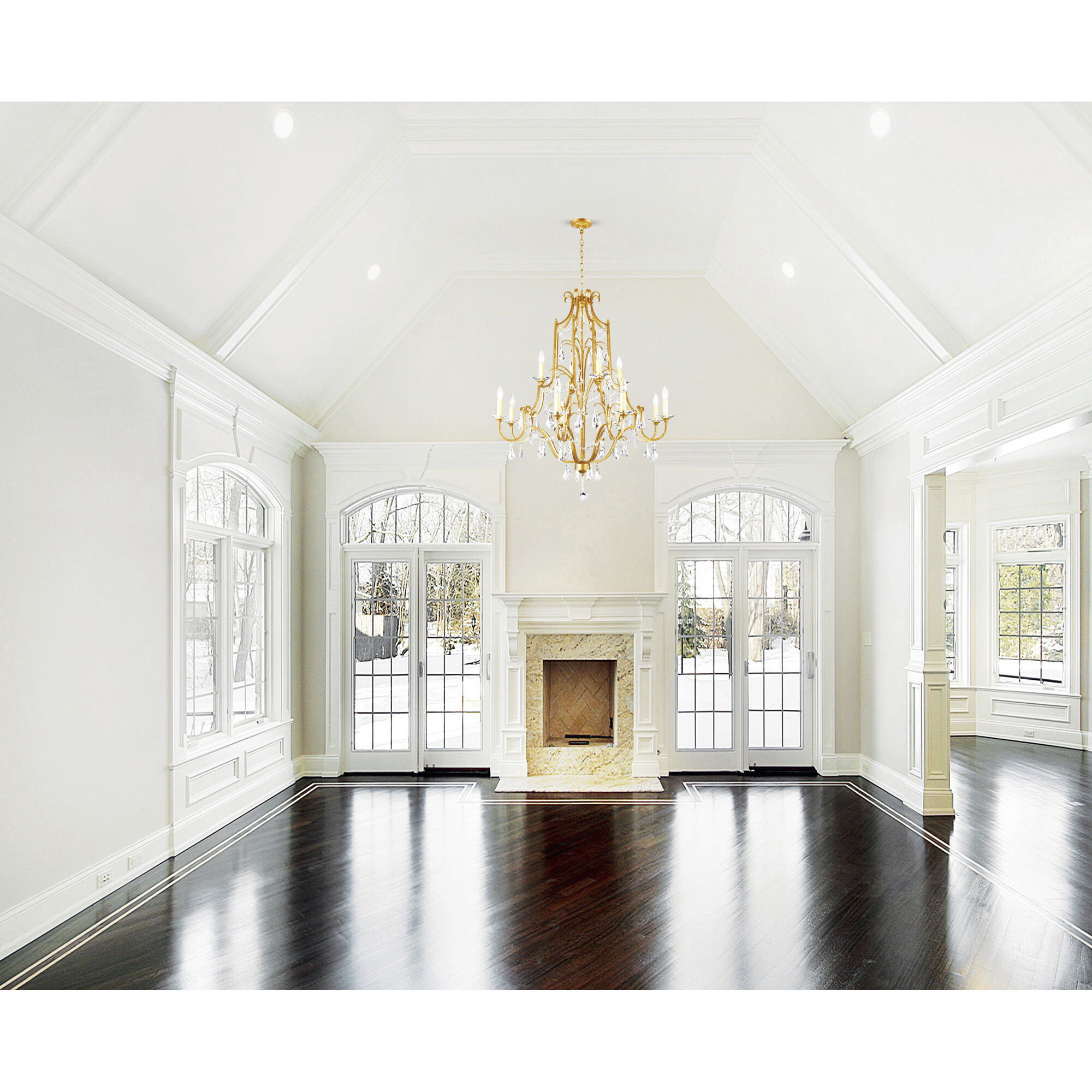 Electra 12 Light 37 inch Oxidized Bronze Up Chandelier Ceiling Light