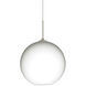 Coco 12 1 Light 12 inch Satin Nickel Cord Pendant Ceiling Light in Opal Matte Glass, Incandescent