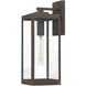 Westover 1 Light 17 inch Industrial Bronze Outdoor Wall Lantern