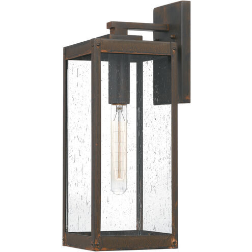Westover 1 Light 17 inch Industrial Bronze Outdoor Wall Lantern