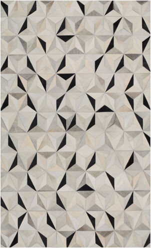 Trail 108 X 72 inch Charcoal Rug in 6 X 9, Rectangle