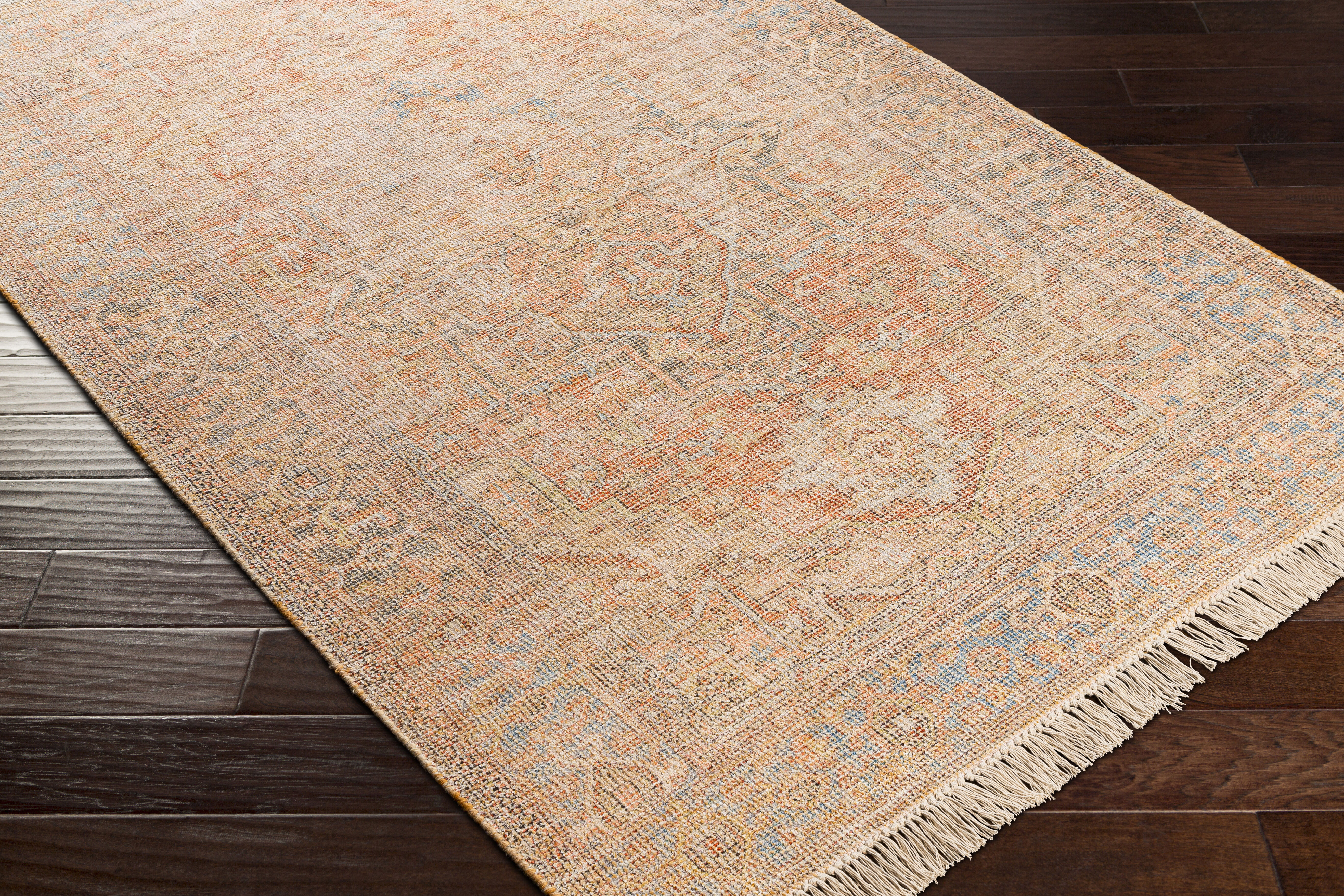 Amasya 90 X 60 inch Red Rug in 5 x 8, Rectangle