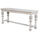 Portuguese 72.5 X 20.5 inch White Wash Console