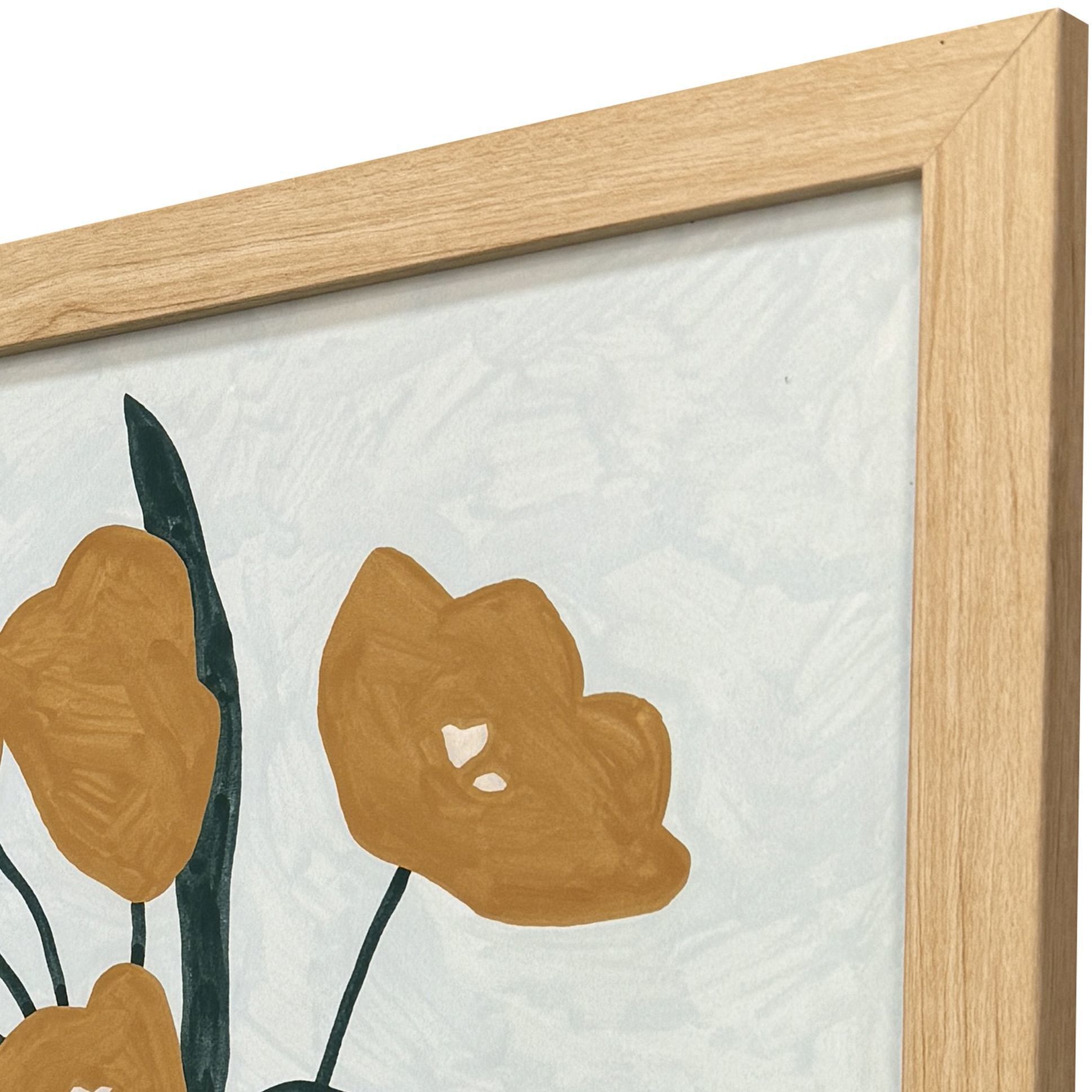 Whimsical Bloom Whimsical Dream Whimsical Oasis Pink and Green and Blue and Teal Framed Art, Propac