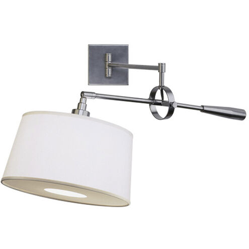 Real Simple 31 inch 60 watt Gunmetal Powder Coat Wall Swinger Wall Light in Snowflake