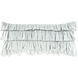 Ruffle 32 X 14 inch Ice Blue Pillow Kit, Lumbar