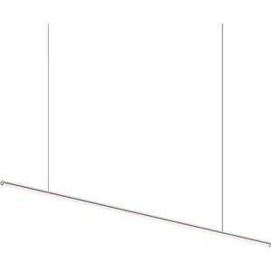 Fino LED 58 inch Polished Chrome Linear Pendant Ceiling Light in 3000K