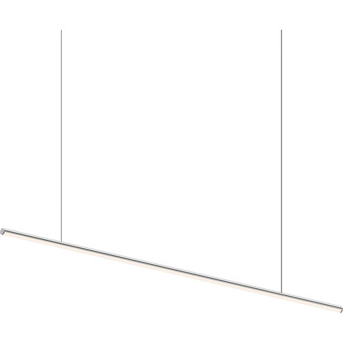 Fino LED 58 inch Polished Chrome Linear Pendant Ceiling Light in 3000K