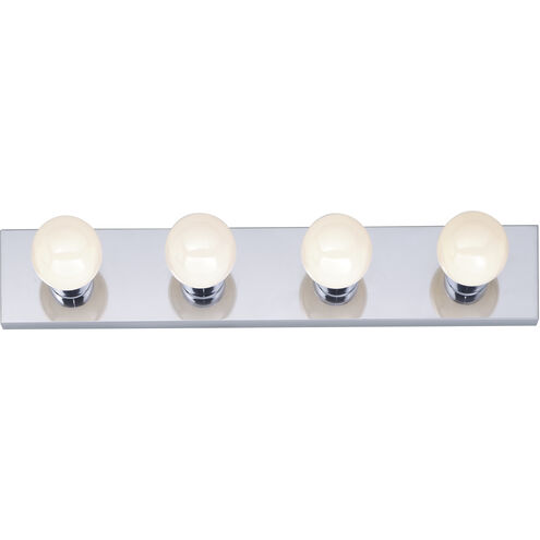 Brentwood 4 Light 24 inch Polished Chrome Bath Light Wall Light