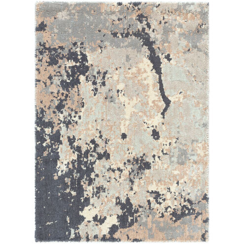 Andromeda 33 X 24 inch Ivory/Pale Blue/Light Gray/Taupe/Medium Gray/Camel Rugs, Wool and Nylon