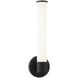 Steveston LED 4.38 inch Matte Black Bath Vanity Light Wall Light