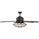 Connell 56 inch English Bronze with Walnut Blades Ceiling Fan