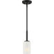Carmine 1 Light 5 inch Matte Black Pendant Ceiling Light