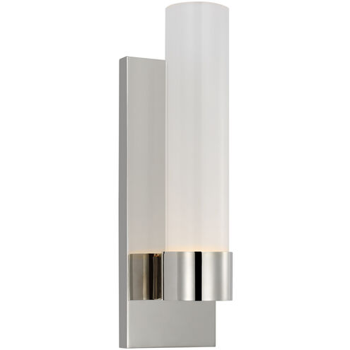 Ray Booth Lucid LED 4.25 inch Polished Nickel Single Sconce Wall Light, Small