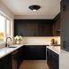 Kelly by Kelly Wearstler Echo LED 12.5 inch Midnight Black Flush Mount and Sconce Ceiling Light