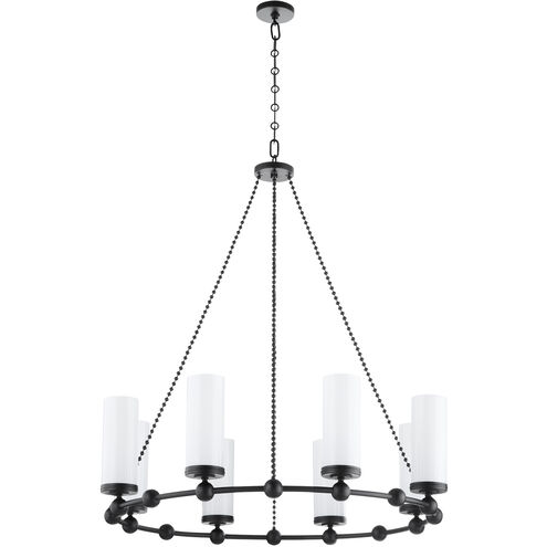 Lee Boulevard 8 Light 38 inch Matte Black Chandelier Ceiling Light
