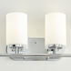 Oslo 4 Light 27.5 inch Chrome Wall Bath Fixture Wall Light