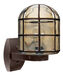 3417 Series 1 Light 12 inch Bronze Outdoor Sconce, Costaluz