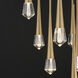 Pierce LED 19 inch Gold Multi-Light Pendant Ceiling Light