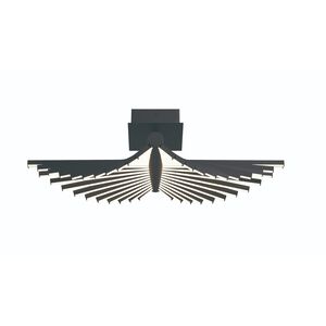Seraph LED 11.25 inch Black Flush Mount Ceiling Light