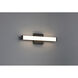 Maxx 18 inch Matte Black Vanity/Bath Bar Wall Light