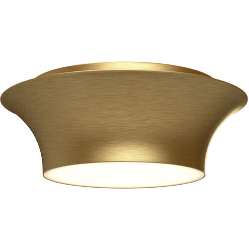 Alora Mood Emiko 2 Light 13 inch Brushed Gold Flush Mount Ceiling Light
