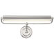 Miller 12 watt 21.5 inch Polished Nickel Picture Light Wall Light