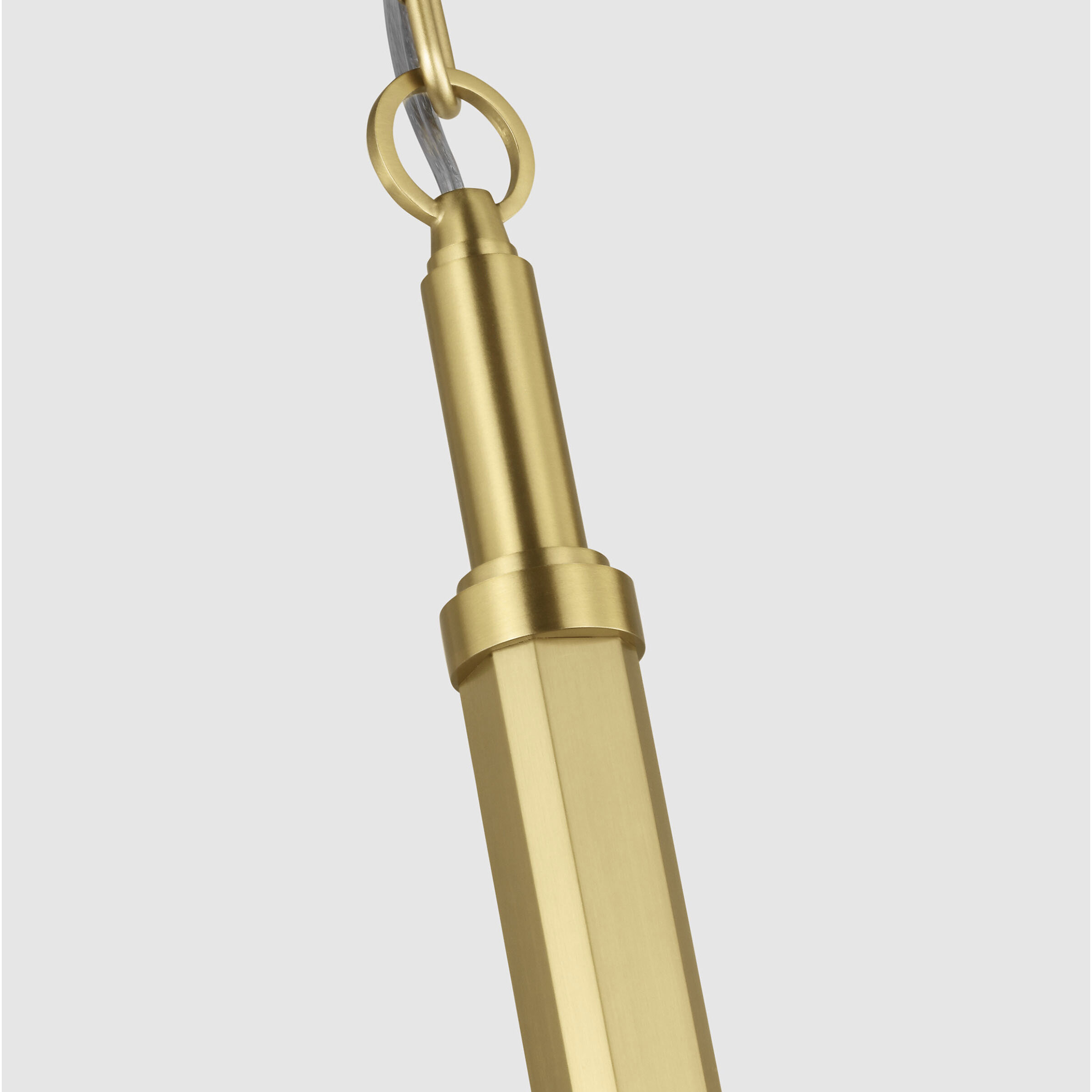 TOB by Thomas O'Brien Danica 4 Light 27 inch Burnished Brass Chandelier Ceiling Light