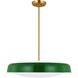 kate spade new york Draper 3 Light 22 inch Green Pendant Ceiling Light