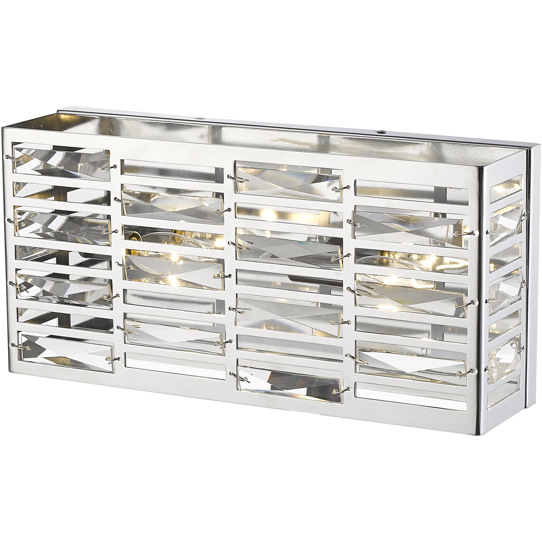 Cronise 2 Light 16.25 inch Chrome Vanity Wall Light