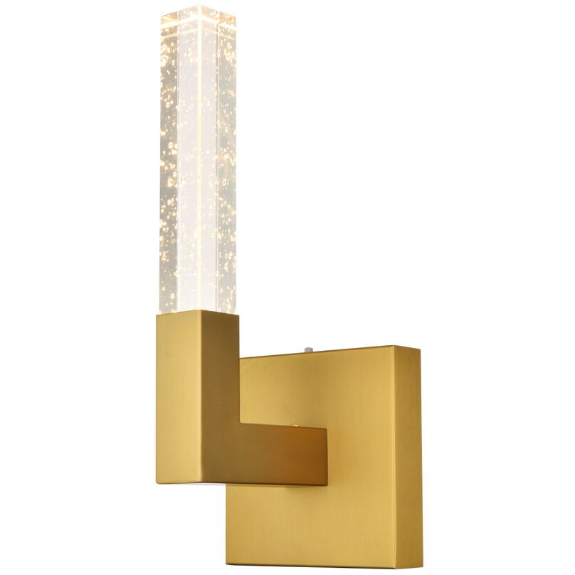 Noemi 1 Light 6 inch Satin Gold Wall Sconce Wall Light