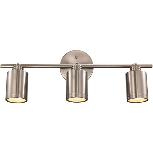 Holdrege 3 Light 120V Brushed Nickel Track Light Ceiling Light