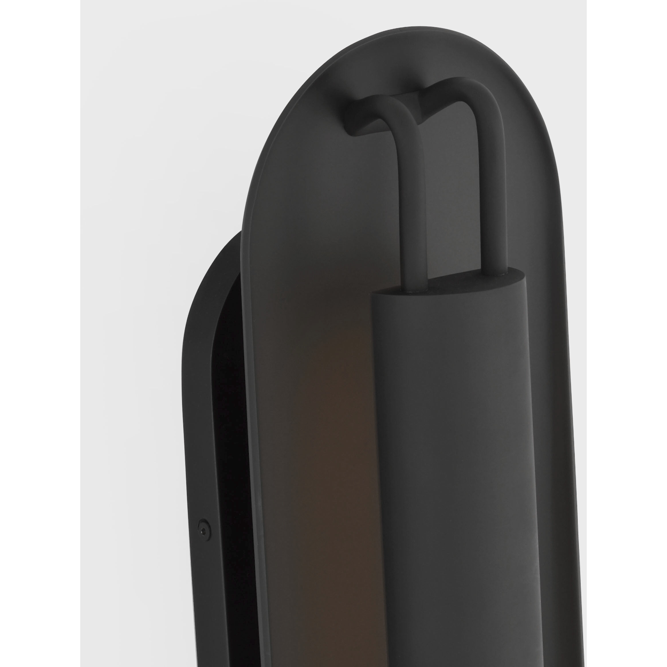 Kelly Wearstler Teline LED 6 inch Matte Black Oval Sconce Wall Light