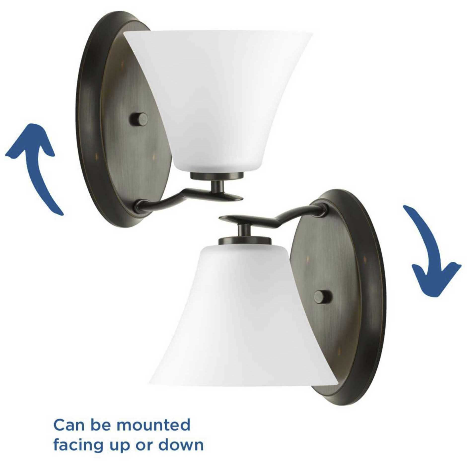 Bravo 1 Light 7.25 inch Antique Bronze Bath Vanity Wall Light