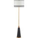 Gieves 64.5 inch 150.00 watt Black/Bronze/Antique Brass Floor Lamp Portable Light