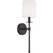 Traditional 1 Light 5 inch Oil Rubbed Bronze Wall Sconce Wall Light
