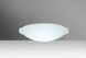 Trio 12 1 Light 12 inch White Flush Mount Ceiling Light in Incandescent, White Glass