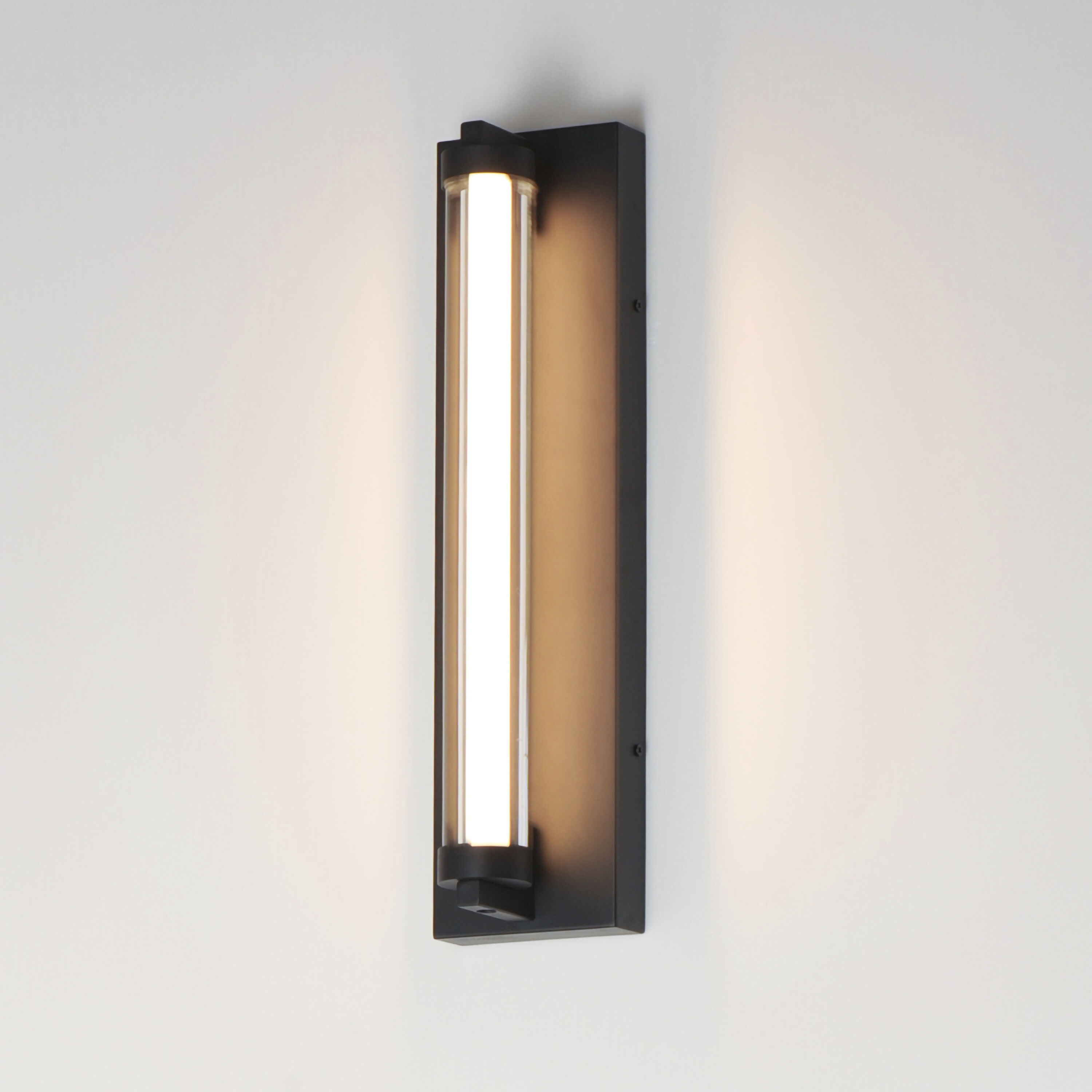 Fuse LED 4.75 inch Black and Gold Outdoor Wall Mount