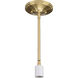 Markor 1 Light 1.63 inch Satin Brass Pendant Ceiling Light
