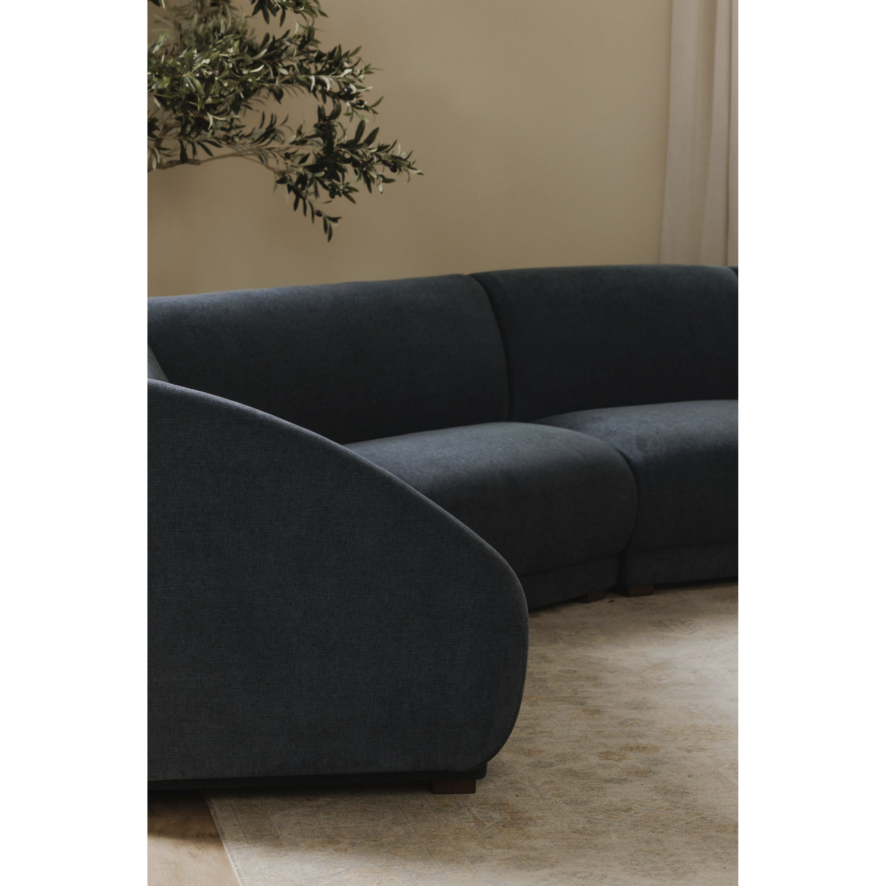 Fraser Blue Right Arm Facing Sofa