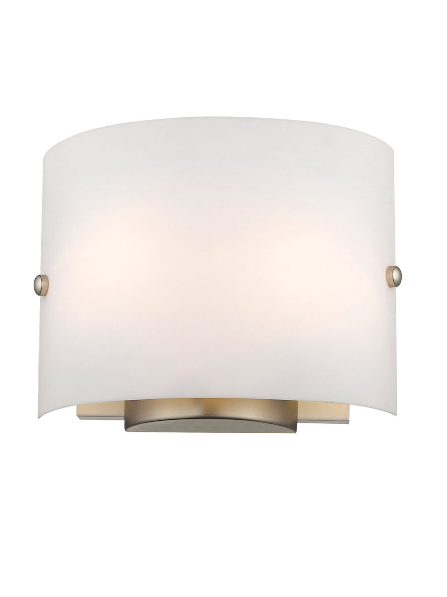 Allison 2 Light 10 inch Brushed Nickel ADA Wall Sconce Wall Light